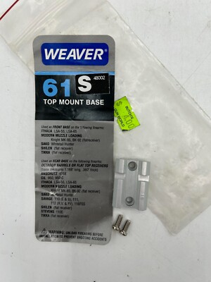 Weaver 61S Top Mount Base 48002