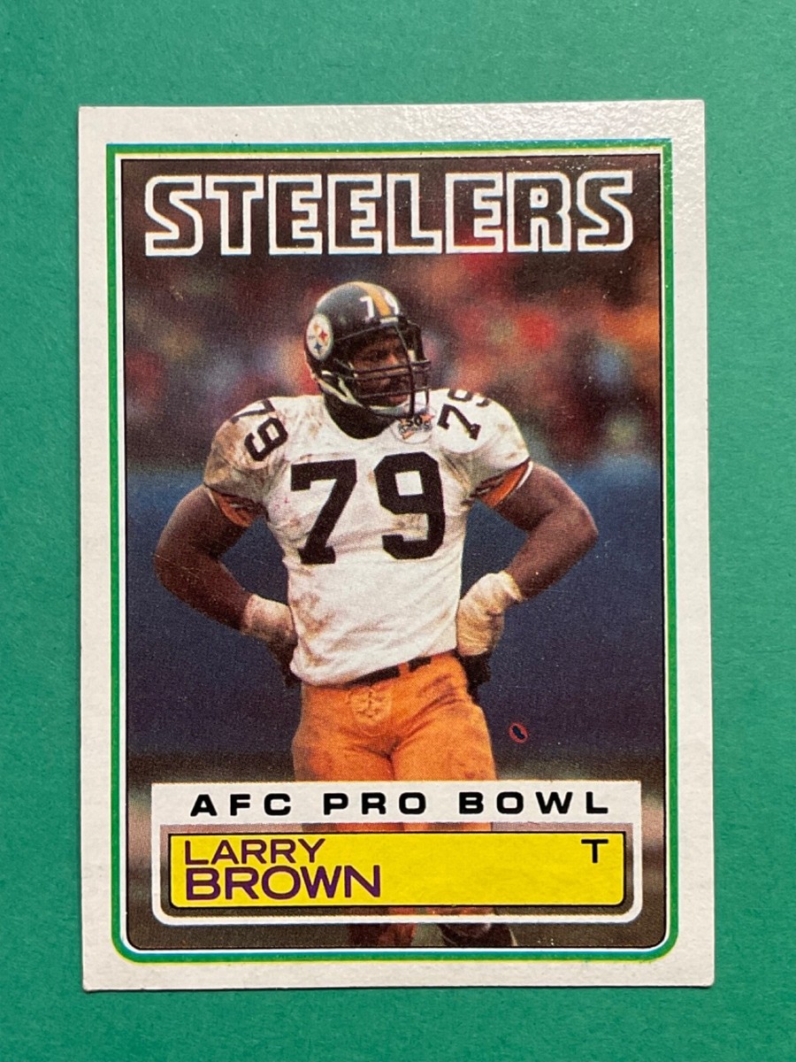 Larry Brown 1983 Topps Football Card #359 - Pittsburgh Steelers