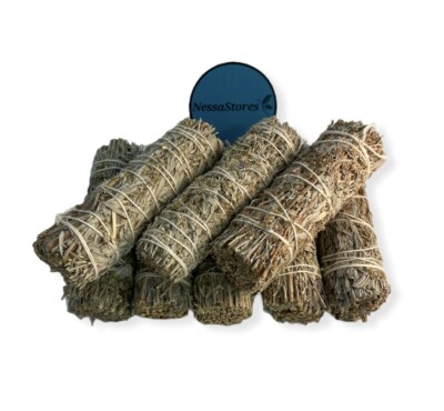 NessaStores Blue Sage Smudge Incense 4''-5'' Bundle (100 pcs)#JC-73