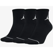 Authentic Nike Jordan Air Max Crew Ankle socks Dri-Fit 3-pairs
