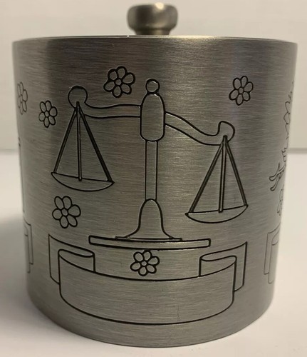 My Christening Box. Engravable Pewter Christian Keepsake Blue Velvet Lined Box. - Picture 5 of 7