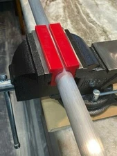 4" Soft Jaw 1" Round Vise Block w/Magnets - USA Made 1" Round  Vise