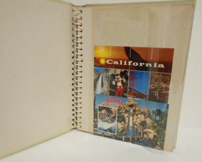 Vintage Album of Vacation Photos and Postcards Disney Floats Parades Wildlife