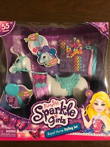 funville sparkle girlz royal horse styling set