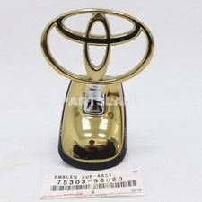 Toyota Land Cruiser 80 Oem Front Gold Hood Emblem Ornament Logo 75303-60020