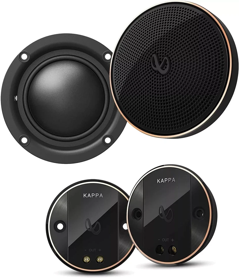 Altavoces Infinity KAPPA 20MX 130W RMS 2" Componente de Rango Medio Coche 203s Foto 4 de 4