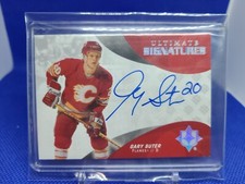 2020-21 UD Ultimate Collection Ultimate Signatures Gary Suter Calgary Flames