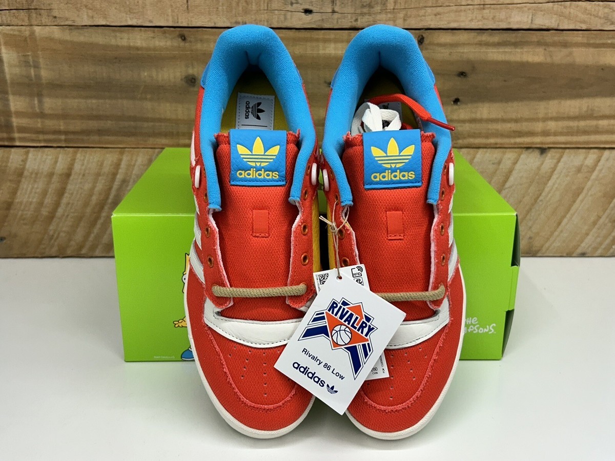 Men's Adidas Rivalry 86 Low Size-12 The Simpsons 'Treehouse of