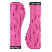 WEST BIKING Bicycle Handlebar Grips Ergonomic Lock-on Cycling Bike Grips Pink