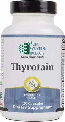 Ortho Molecular - Thyrotain - 120 Capsules 615033016203 | eBay