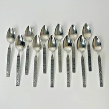 12 Oneida Community ISABELLA Stainless Grapefruit Spoon MCM Betty Crocker