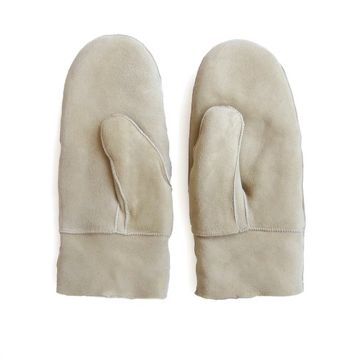 Sonia Originelli Fausthandschuh Schaf Lammfell Fäustlinge Leder Handschuhe Neu - Bild 23 von 27