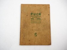 Puch 250 L SL Moto Manuale Uso Manutenzione 1936