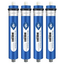 4 Pack 100 GPD RO Membrane Drink Reverse Osmosis System Water Filter Replacement
