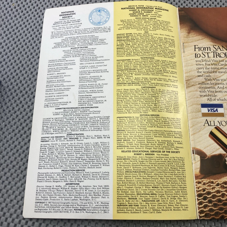 National Geographic June 1985 – Afghan Girl Cover, Great Salt Lake Feature - Image 3 of 4