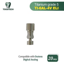 20pcs CAD/CAM digital model analog fits to Hiossen Osstem TS Regular Mini