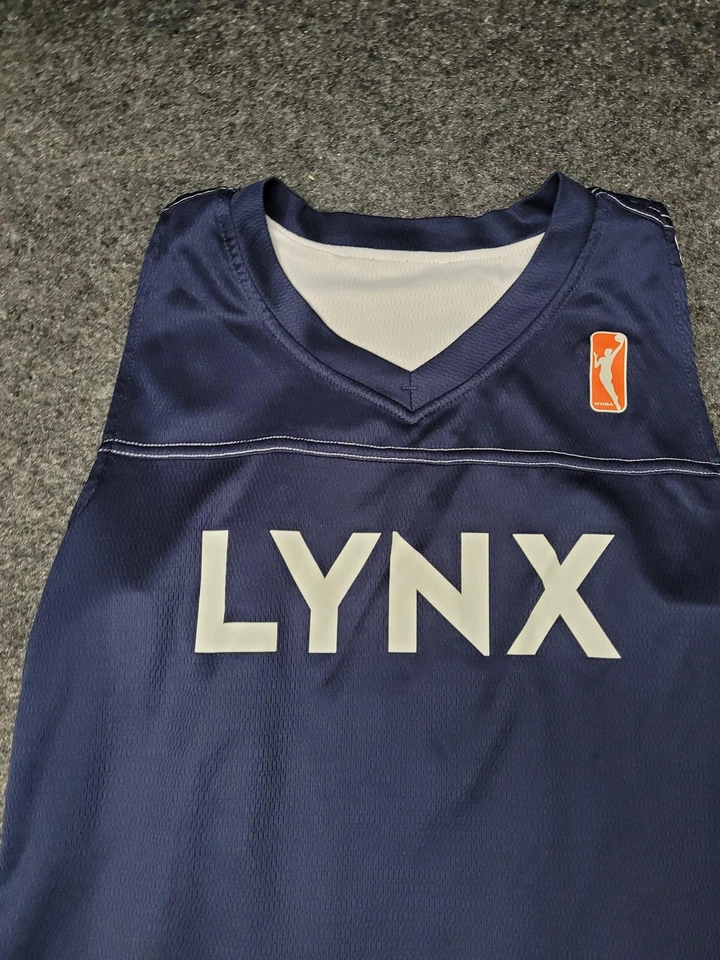 Camiseta Minnesota Lynx Juvenil Grande Azul Blanco WNBA Baloncesto Reversible #3 Foto 2 de 4
