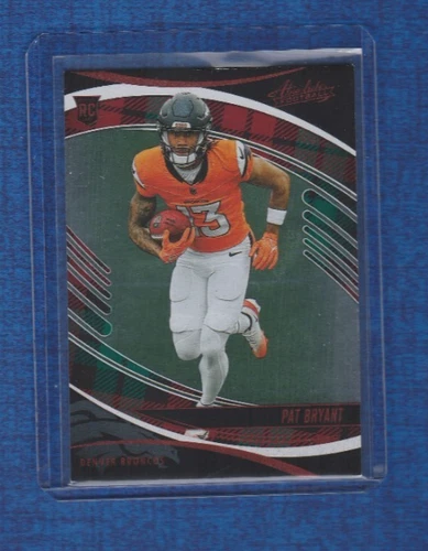 2025 Panini Absolute Red and Green Plaid Rookie # 168 Pat Bryant