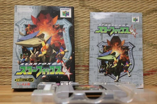 Star Fox 64 w/box manual Japan Nintendo 64 N64 Very Good Condition!