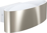 Weiß Nickel Moderne Wandleuchte Leuchter 3000K 1100Lm 1X10W/Led 13X27X7,5 [Cm]