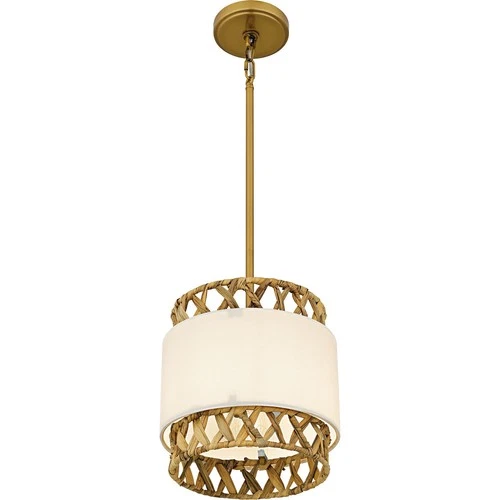 Brushed Gold  Mini Pendant from the Kate Collection - Picture 4 of 6