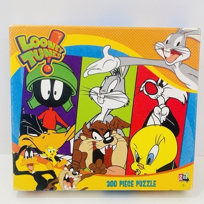 COMPLETE Go! Games LOONEY TUNES Puzzle 300 Pcs Bugs Daffy Martian Taz Tweety