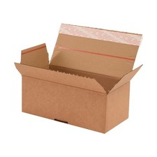Karton Verpackungkarton 27 x 14 x 10,5 cm Faltkarton braun Postkarton 