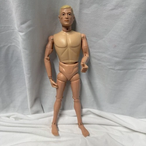 GI JOE 1960S MILITARY ACTION FIGURE BLONDE NUDE BODY VINTAGE ORIGINAL READ