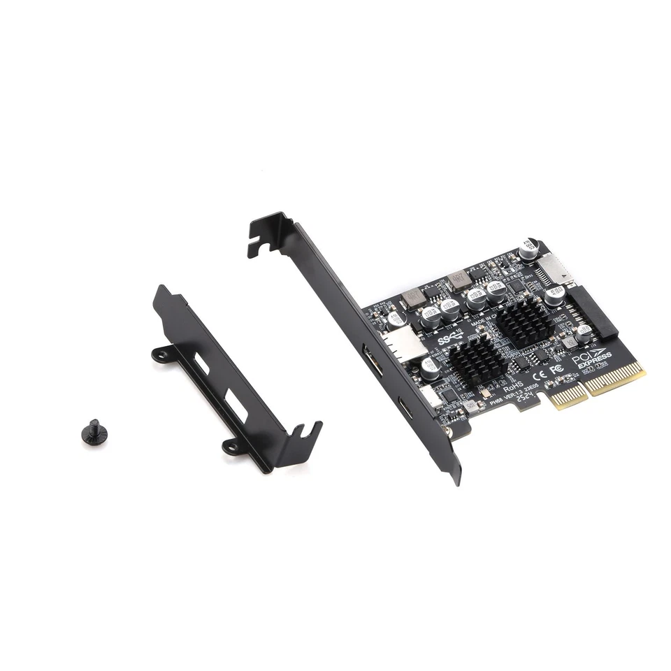 PCI-E X4/X8/X16 USB 3.2 Gen2 Expansion Card For USB1.1 2.0 3.0 3.1 3.2 Brand New - Image 2 of 4