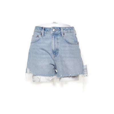 Topshop, Jeans Shorts, Größe: 36, model: a-line, Blau, Baumwolle, Einfarbig #0Ya - Bild 1 von 4