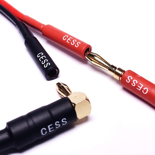 CESS-104 RCA Male Plug to Banana Female Jack Adapter Cable, 2 Pack - Picture 4 of 6