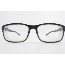 USA Workforce WF975EF Safety Glasses Smoke Gray Rectangular Frame 62-18-144