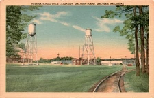 INTERNATIONAL SHOE COMPANY, MALVERN PLANT, MALVERN, ARKANSAS, Democrat Postcard