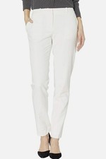 TOMMY HILFIGER Womens White Ivy Radcliffe Dress Pant Slim/Ankle Length Size 10