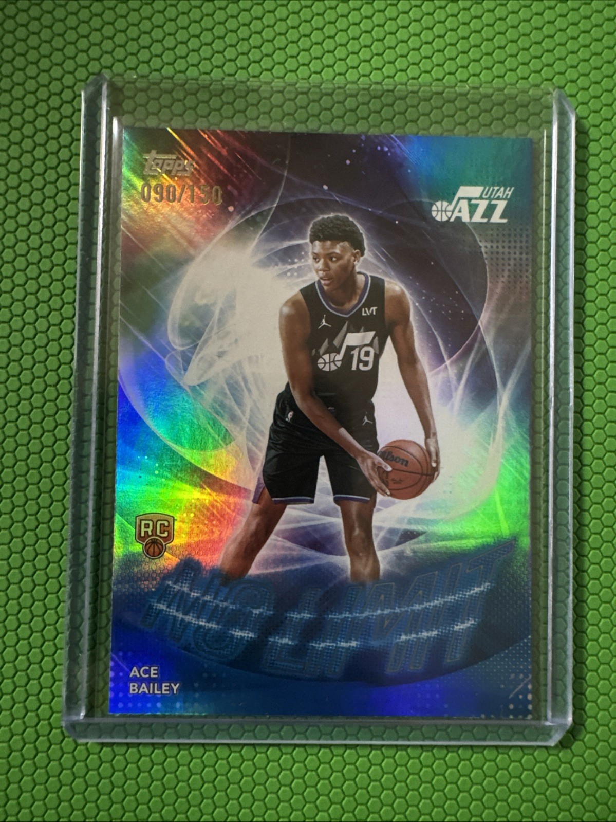 2025-26 Topps - No Limit Ace Bailey #NL-5 Blue Rainbow /150 (RC)