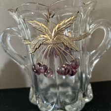 Vintage Mosser Northwood Glass Cherry & Cable...