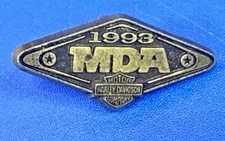 Harley Davidson MDA 1993 Motorcycle Event Pin Badge Jacket Vest Pin