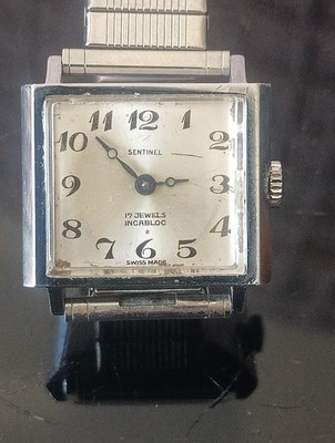  Sentinel 17 Jewel Incabloc  Swiss Made Vintage Mechanical 