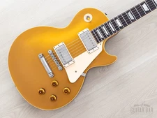 1998 Gibson Custom Shop Historic 1957 Les Paul Standard Goldtop R7 w/ Case, Tags