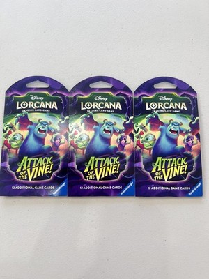 Disney Lorcana - Angriff der Rebe! - Sleeved Booster Pack - 3 Stück - SEALED