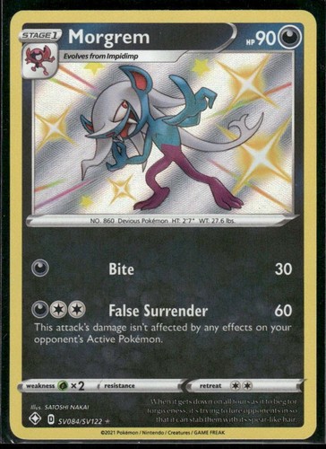 Shining Fates: Shiny Vault #SV084/SV122 Morgrem