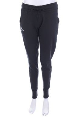 KAPPA Jogger-Hose Logo-Stickerei S schwarz-weiß