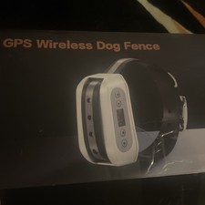 GPS Wireless Dog Fence System PF-09 Electric Satellite  Waterproof White New