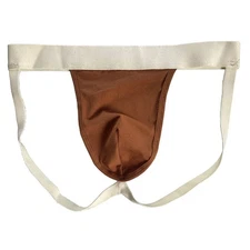 Sporty Men's Low Waist Underwear Stylish Pouch Briefs with Jock Strap Design