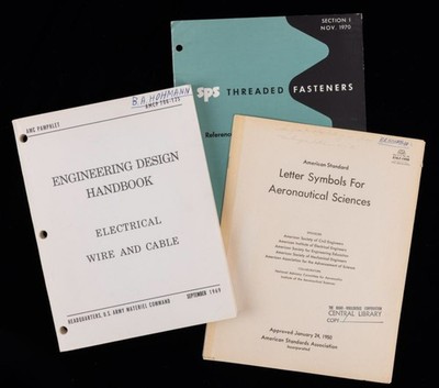 Three Handbook Reference Materials Bernard Hohmann Personal Collection