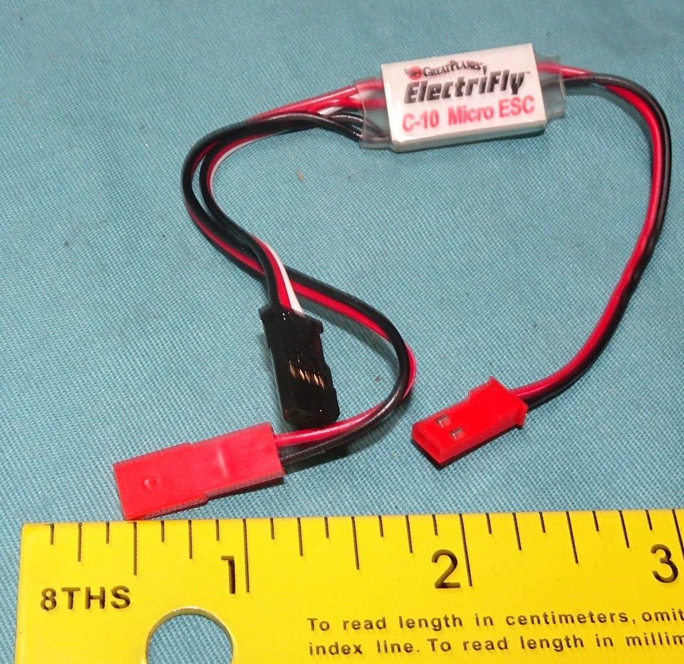 GreatPlanes ElectriFly C-10 Micro high frequency esc w/bec GPMM2010 - Image 2 of 4