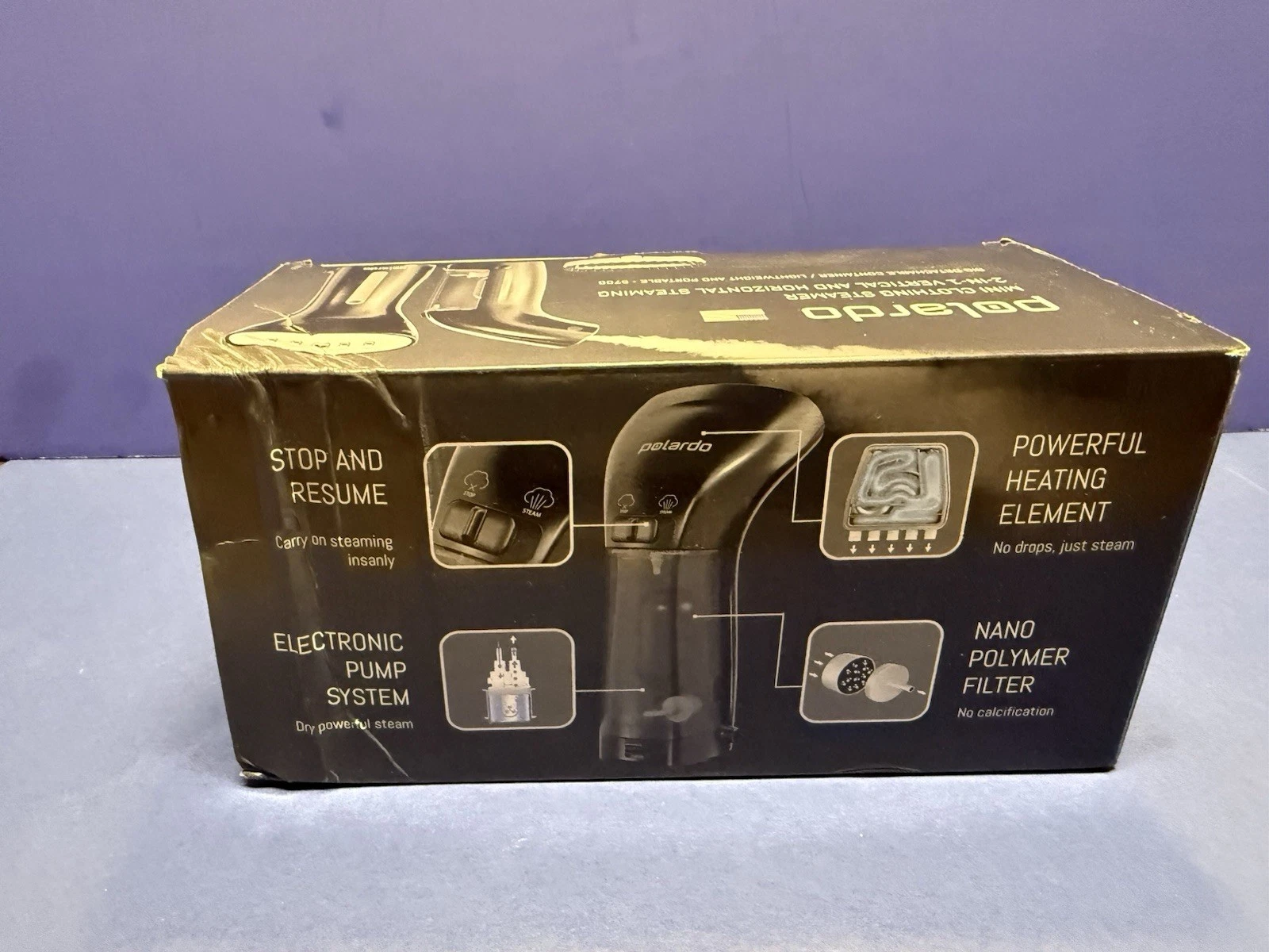 Polardo-Mini Lightweight Portable Clothing Steamer SCP-01 Brand New
Opens in a new window or tab