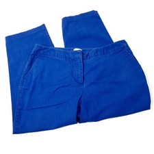 Chico's Blue Chino Capri Pants Cotton Spandex Chicos 2/US 12/L