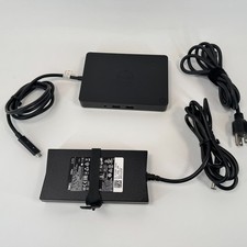 OEM Dell WD15 k17a Docking Station w/ Dell AC Adapter and USB C Cable