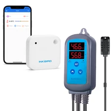 Inkbird Humidity Controller Wired Thermostat Murshroom IBS-TH2 Thermometer Room